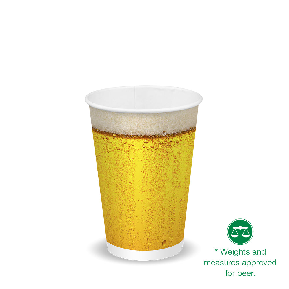 Beer Cold Paper Cups - Weights & Measures Approved for Beer – Paper ...