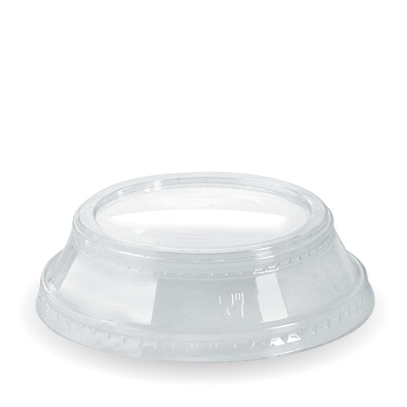 BioPak 300-700ml Clear Dome No Hole Lid- C-96D(N)