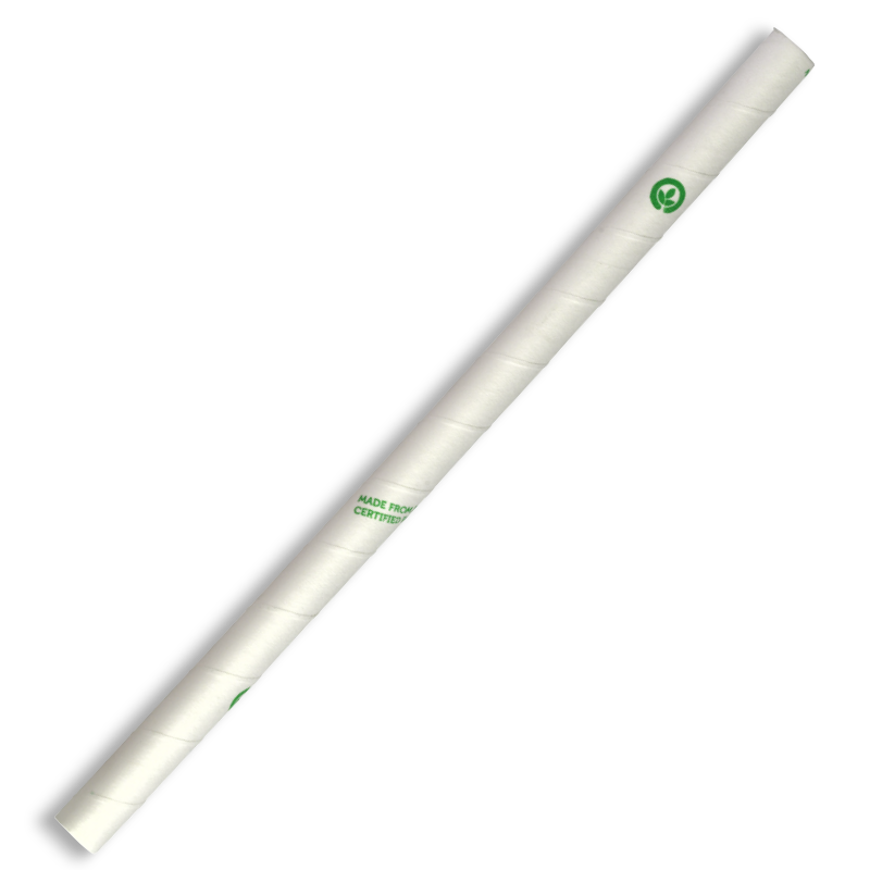 10mm Jumbo White BioStraw